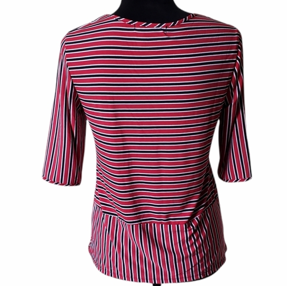 Striped Twist Front Top - Picture 4 of 5